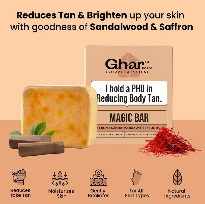 Tan Remover Body Soap With in 7 Days (Magic Soap)