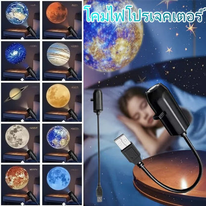 Solar Planets Space Projector Night Light - With 10 Lens (5)