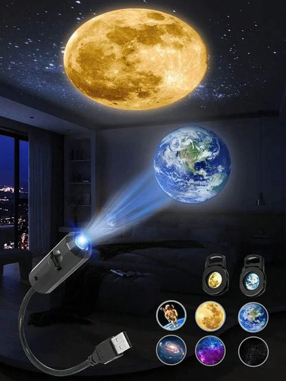 Solar Planets Space Projector Night Light - With 10 Lens (5)